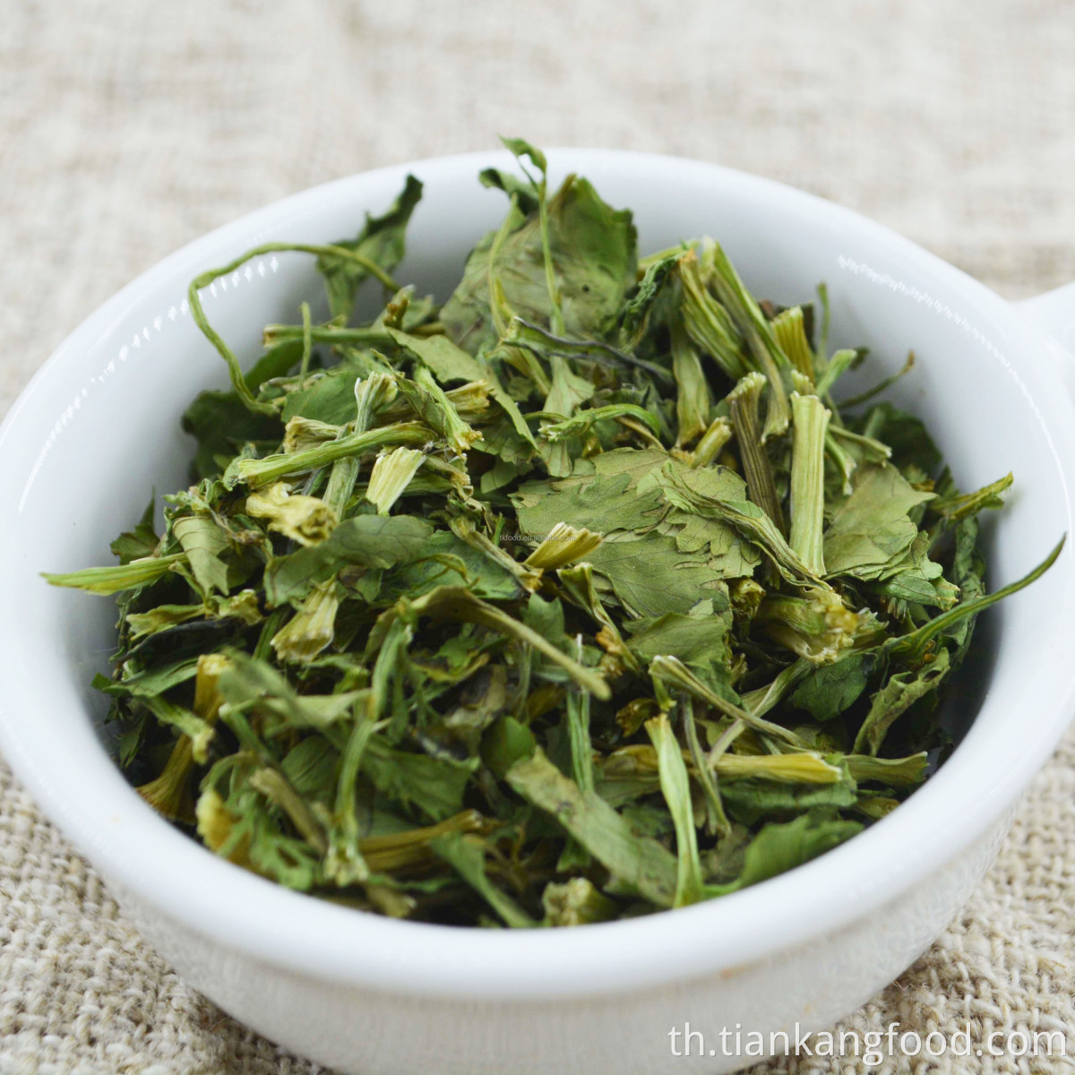 ใบผักชีที่คายน้ำพรีเมี่ยม Premium dehydrated coriander leaves